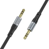 Кабель AUX Jack 3.5 мм до Jack 3.5 мм Hoco 1 м UPA26 Black (6942007608800)