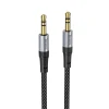 Кабель AUX Jack 3.5 мм до Jack 3.5 мм Hoco 1 м UPA26 Black (6942007608800)