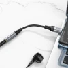 Адаптер AUX Hoco LS36 USB C to Jack 3.5 mm Black (6942007608886)