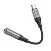 Адаптер AUX Hoco LS36 USB C to Jack 3.5 mm Black (6942007608886)