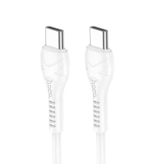 Кабель USB-C to USB-C Hoco X37 PD 60W 1m White (6942007610063)