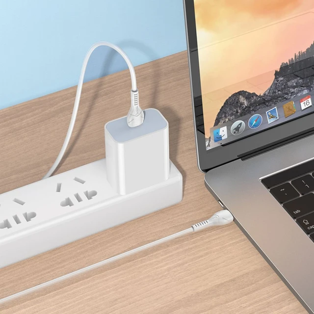 Кабель USB-C to USB-C Hoco X37 PD 60W 1m White (6942007610063)