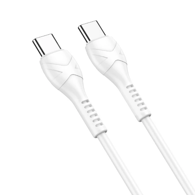 Кабель USB-C to USB-C Hoco X37 PD 60W 1m White (6942007610063)