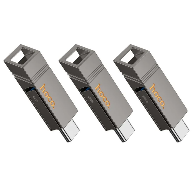 USB-флешка Hoco UD14 64GB USB 3.2 Grey (6942007611534)