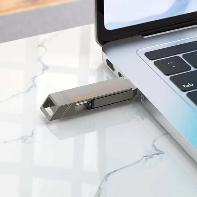 USB-флешка Hoco UD15 128GB USB 3.2 Grey (6942007611589)