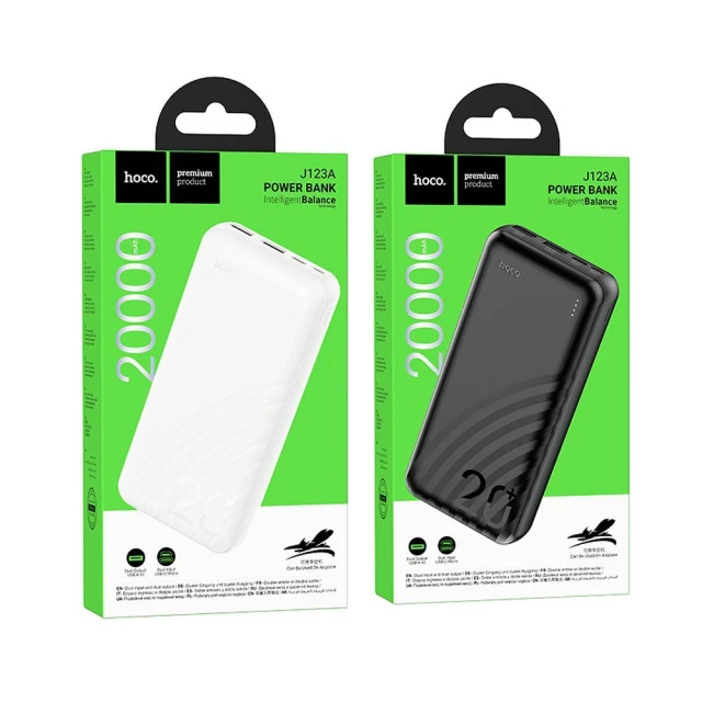 Powerbank Hoco J123A 20000 mAh Black (6942007612067)