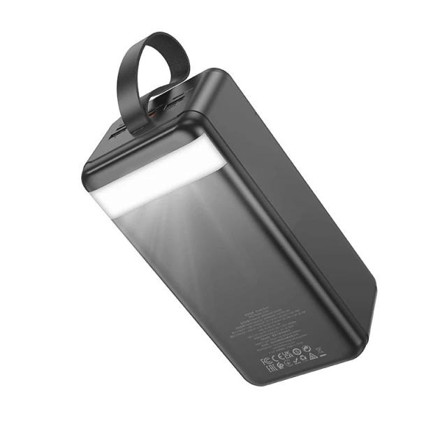 Портативний зарядний пристрій Hoco J123C 60000 mAh QC PD 3A 22,5W Black (6942007612098)
