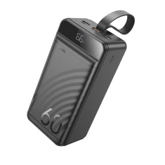 Портативний зарядний пристрій Hoco J123C 60000 mAh QC PD 3A 22,5W Black (6942007612098)