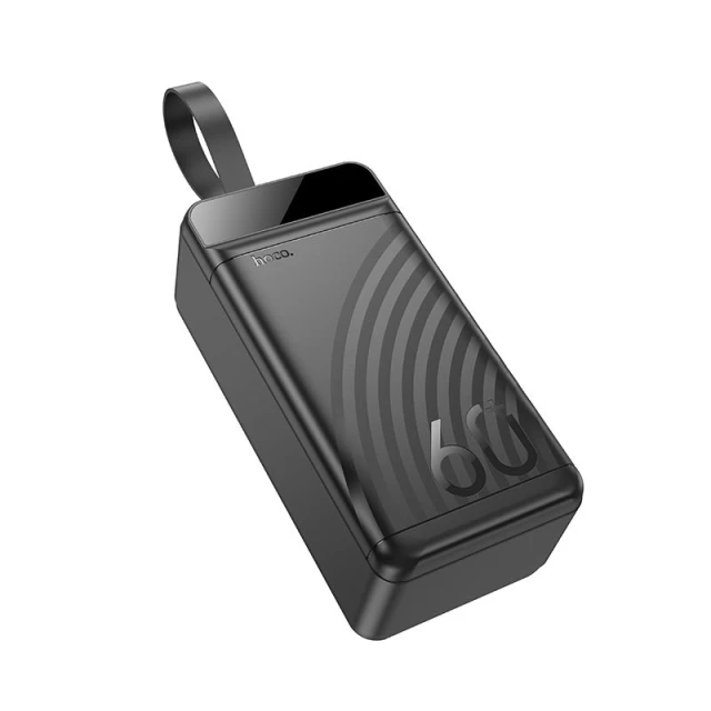 Портативний зарядний пристрій Hoco J123C 60000 mAh QC PD 3A 22,5W Black (6942007612098)