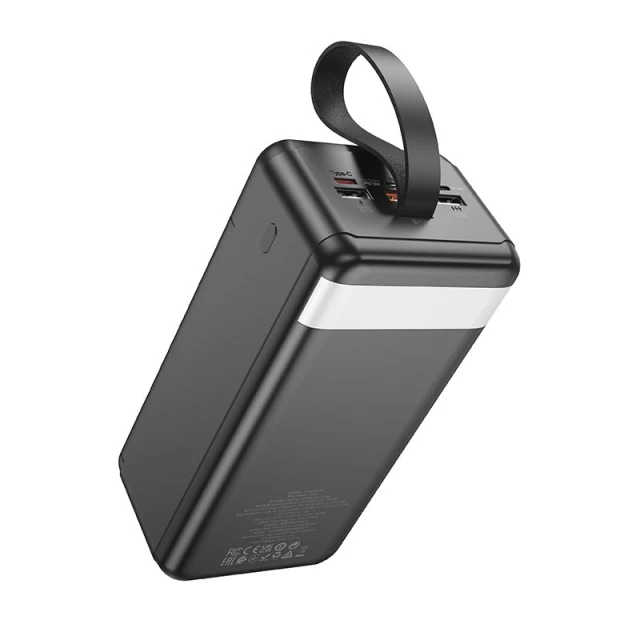 Портативний зарядний пристрій Hoco J123C 60000 mAh QC PD 3A 22,5W Black (6942007612098)