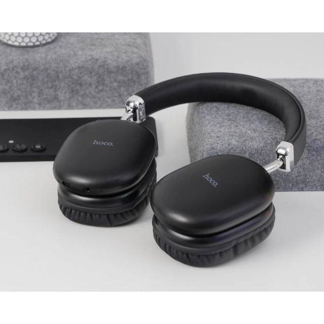 Навушники бездротові накладні Hoco W35 Max Black (6942007612203)