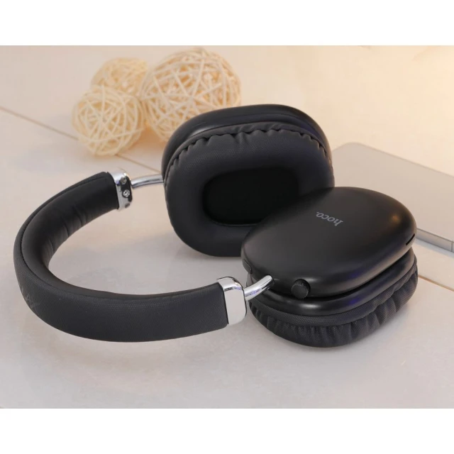 Навушники бездротові накладні Hoco W35 Max Black (6942007612203)