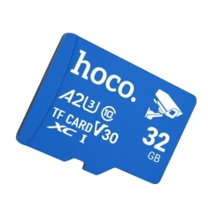 Карта памяти Hoco microSD 32 ГБ Class 10 UHS-I U3 V30 A2 Blue (6942007612227)