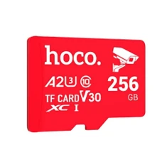 Карта пам'яті HOCO microSDXC 256 ГБ Class 10 UHS-I U3 V30 A2 Red (6942007612258)