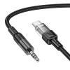 Кабель AUX Hoco UPA27 Jack 3.5 mm to USB C Black (6942007612548)