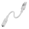 Адаптер AUX Hoco LS37 USB C to Jack 3.5 mm Grey (6942007612616)