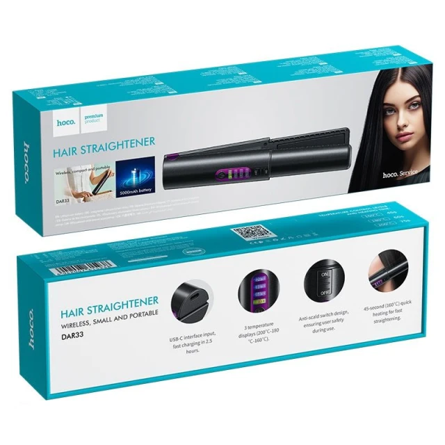 Прасочка для волосся Hoco DAR33 Grey (6942007615938)