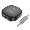Адаптер AUX Hoco E80 Bluetooth Jack 3.5 mm з дисплеєм Black (6942007618908)