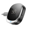Адаптер AUX Hoco E80 Bluetooth Jack 3.5 mm з дисплеєм Black (6942007618908)