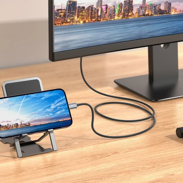 Кабель Hoco UA27 Lightning к HDMI 1080p 2 м Grey (6942007619011)