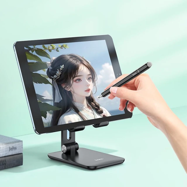 Стилус пасивний 3в1 Hoco GM111 Black (6942007619387)