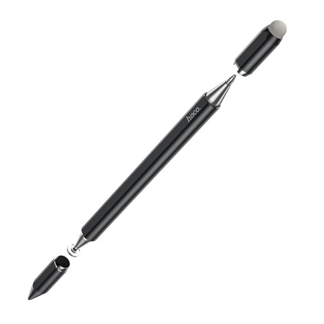 Стилус пасивний 3в1 Hoco GM111 Black (6942007619387)