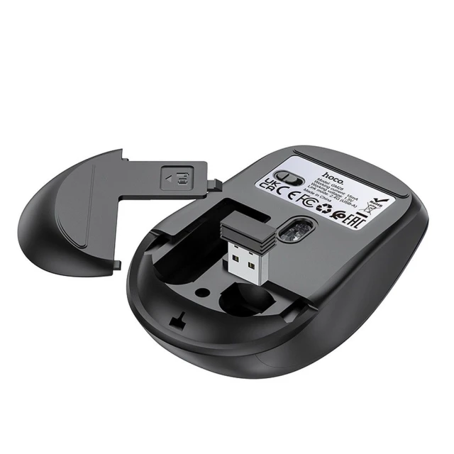 Миша бездротова Hoco 2.4G 1600 dpi GM28 Grey (6942007619684)