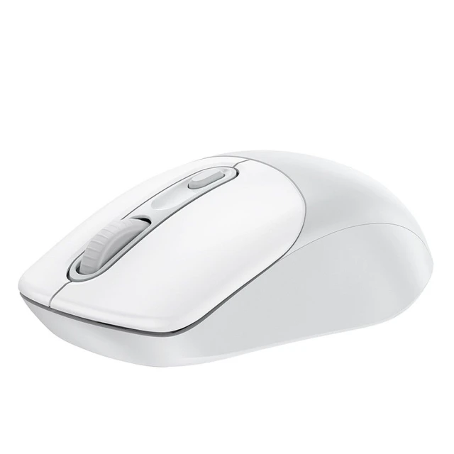 Мышка беспроводная Hoco GM28 2.4G 1600 dpi White Grey (6942007619691)