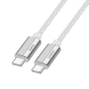 Кабель USB-C to USB-C Hoco U134 QC3.0 PD 5A 240W 1.8m Grey (6942007620086)