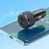 Автомобильное зарядное устройство Hoco NZ14B 2 x USB C QC PD 50W Black (5903396461590)