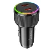 Автомобильное зарядное устройство Hoco NZ14B 2 x USB C QC PD 50W Black (5903396461590)