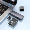 Картрідер Hoco USB A 2.0 SD/TF HB45 Grey (6942007620499)