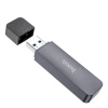 Картрідер Hoco USB A 2.0 SD/TF HB45 Grey (6942007620499)