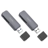 Картрідер Hoco USB A 2.0 SD/TF HB45 Grey (6942007620499)