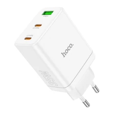 Мережевий зарядний пристрій Hoco N33 2x USB C + USB A QC3.0 PD 3A 35W White (6942007621076)