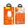 Мережевий зарядний пристрій Hoco N33 2x USB C + USB A QC3.0 PD 3A 35W + кабель USB C to USB C White (6942007621090)