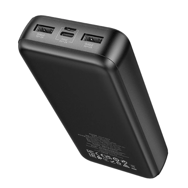 Powerbank Hoco J128A 20000 mAh 2A Black (6942007621175)