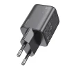 Мережевий зарядний пристрій Hoco N40 USB C QC PD 20W Black (6942007622011)
