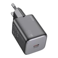 Мережевий зарядний пристрій Hoco N40 USB C QC PD 20W Black (6942007622011)