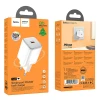 Мережевий зарядний пристрій Hoco N40 USB C QC PD 20W White (6942007622028)