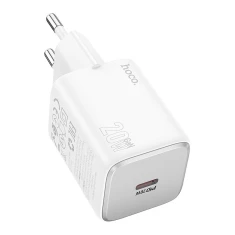 Мережевий зарядний пристрій Hoco N40 USB C QC PD 20W White (6942007622028)