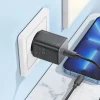 Мережевий зарядний пристрій Hoco N40 USB C QC PD 20W + кабель USB C to Lightning Black (6942007622035)