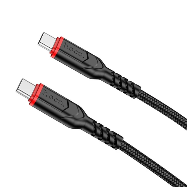 Кабель Hoco X59 USB C to USB C 3A 60W 3m Black (6942007623087)
