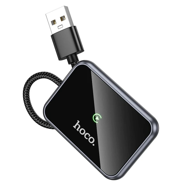 Бездротовий адаптер Hoco HU1 CarPlay USB A / USB C Black (6942007623674)