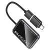 Бездротовий адаптер Hoco HU1 CarPlay USB A / USB C Black (6942007623674)