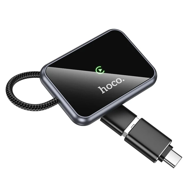 Бездротовий адаптер Hoco HU1 CarPlay USB A / USB C Black (6942007623674)