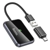 Бездротовий адаптер Hoco HU1 CarPlay USB A / USB C Black (6942007623674)