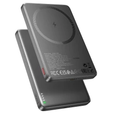 Портативное зарядное устройство Hoco Q26 MagSafe 5000 mAh QC PD 20 Вт Gray (6942007624039)