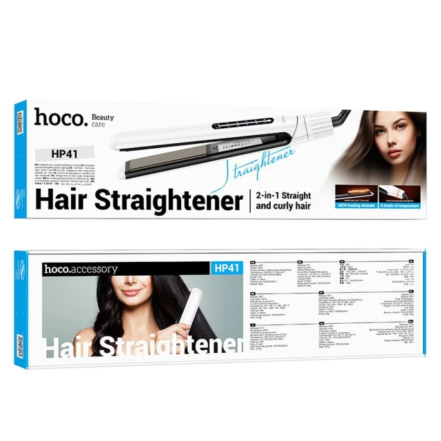 Утюжок для волос Hoco HP41 White (6942007624169)