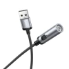 Адаптер Hoco UA30 USB A до автомобільного прикурювача 0.3 м Black (6942007625555)